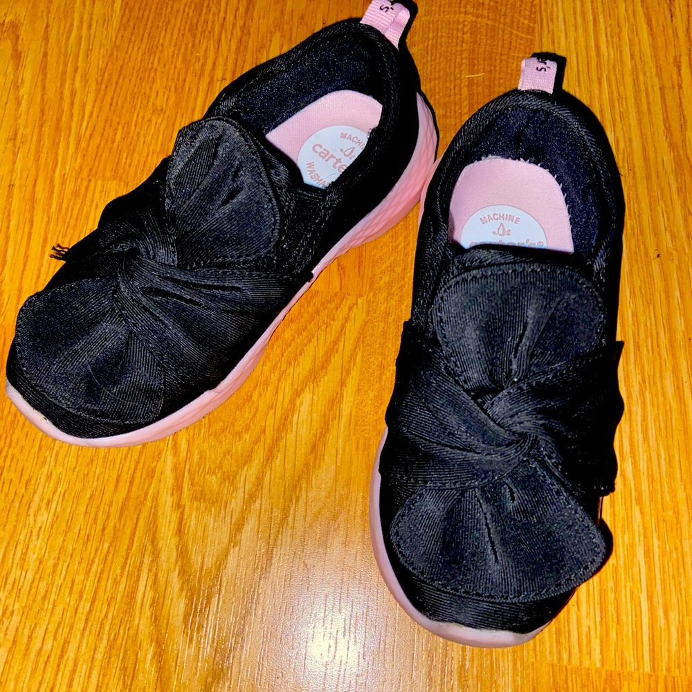Carter’s black sneakers